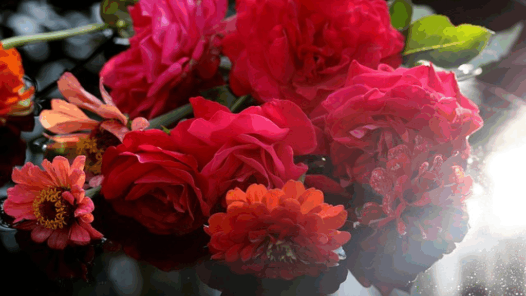 赤い花が語る、母なる戦士の物語