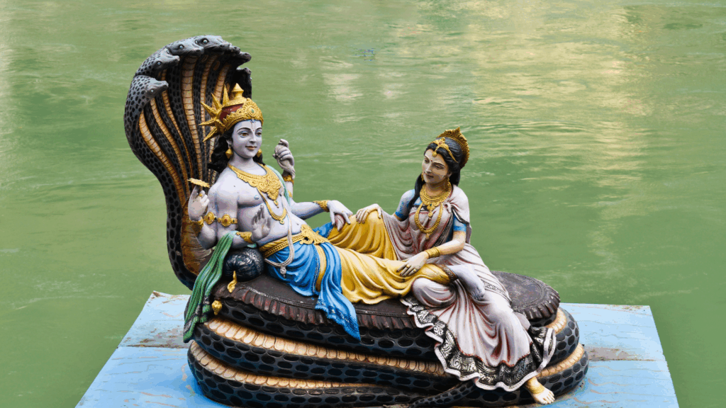 ヴィシュヌとラクシュミー