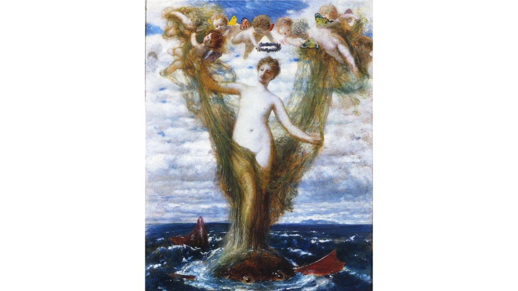 Arnold Böcklin, public domain, via Wikimedia Commons.