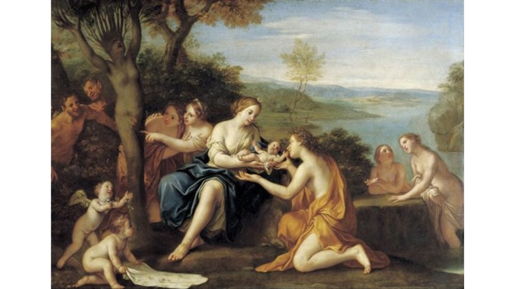 Marcantonio Franceschini, The Birth of Adonis (c. 1685–1690), Public Domain, Wikimedia Commons