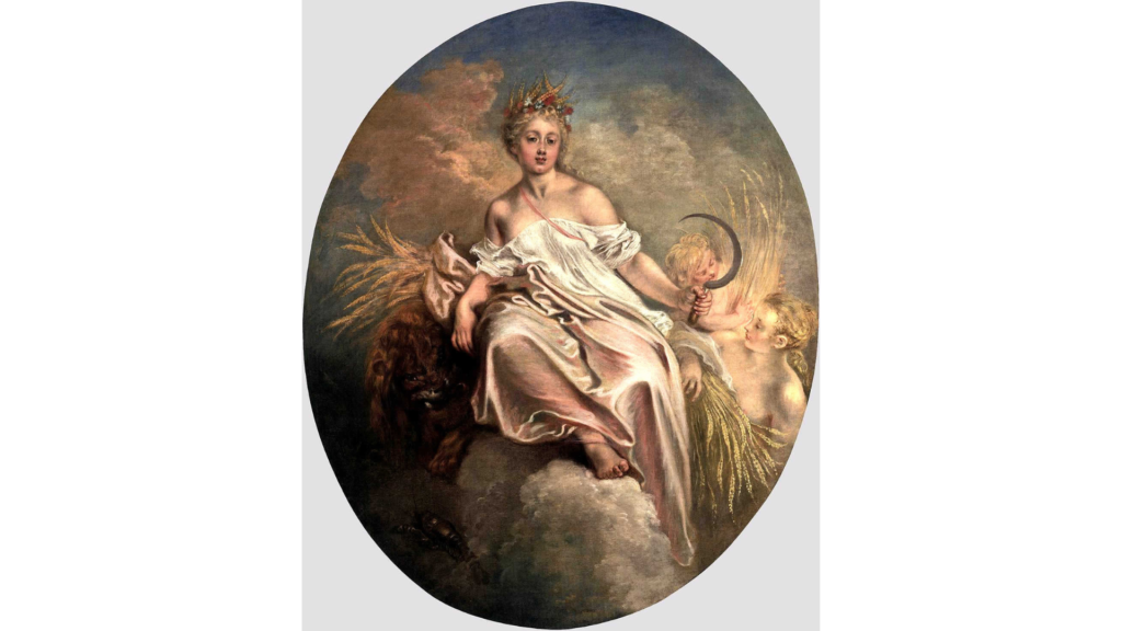 『ケレス』アントワーヌ・ヴァトー(1717–1718)
— Public Domain
— Image by Antoine Watteau / Wikimedia Commons(File: curid=29879718)
— 参照元:lib-art.com
— 所蔵:ナショナル・ギャラリー(ロンドン)