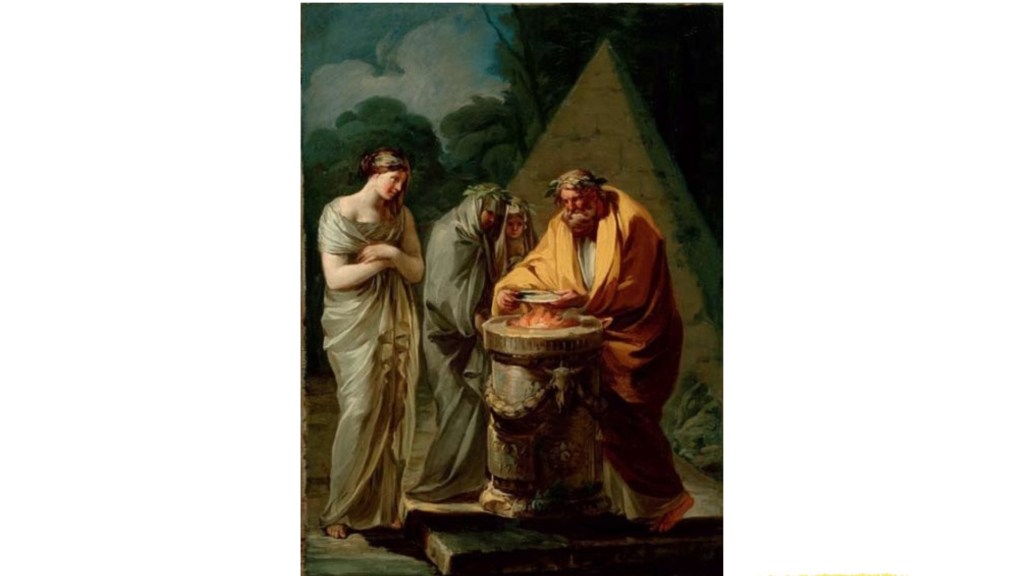 Francisco de Goya / Public Domain (Wikimedia Commons)フランシスコ・デ・ゴヤ《ウェスタへの犠牲》1771年