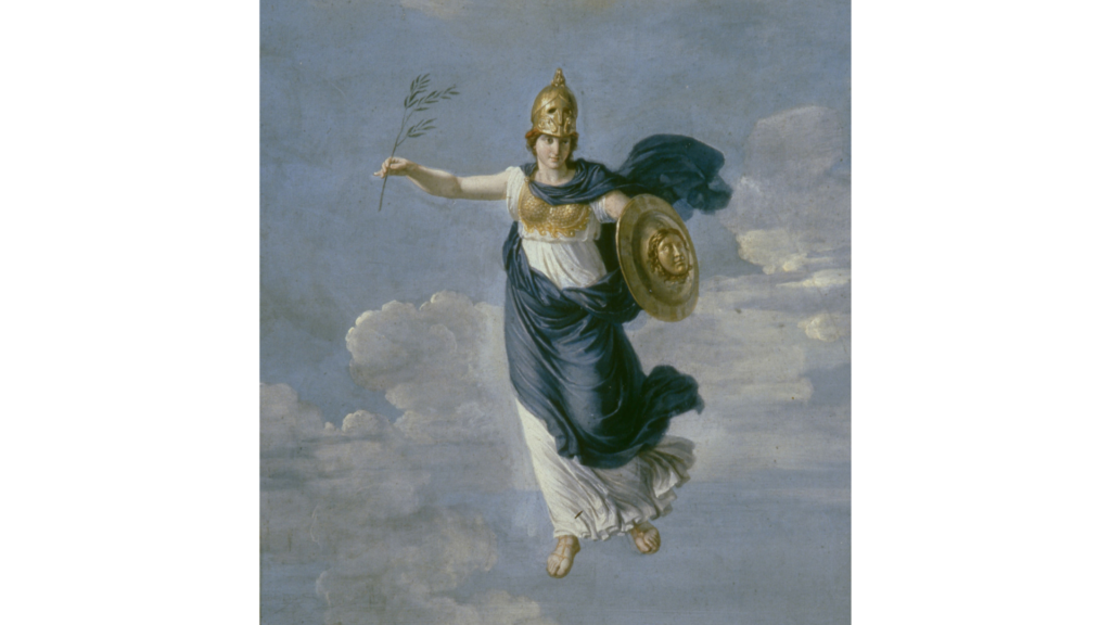 Andrey Ivanovich Ivanov, Athena in Heaven（1820）, Public Domain, Wikimedia Commons