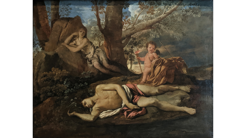 Echo and Narcissus
Public Domain / Image by Nicolas Poussin (photo by Shonagon, 2022) / Wikimedia Commons (curid=123380747)