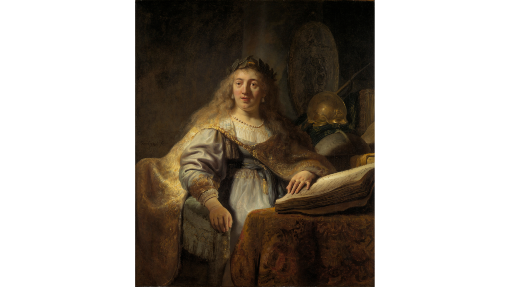 Rembrandt van Rijn, Minerva in Her Study, Public Domain, Wikimedia Commons『書斎のミネルヴァ』レンブラント、1635年