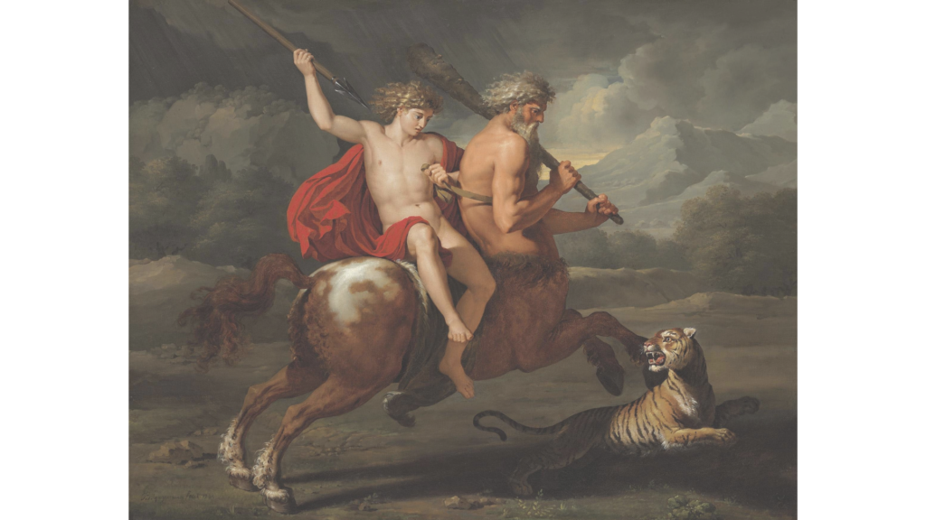 ベニーニュ・ガグネロー(英語版)「アキレウスの教育」(1785年)