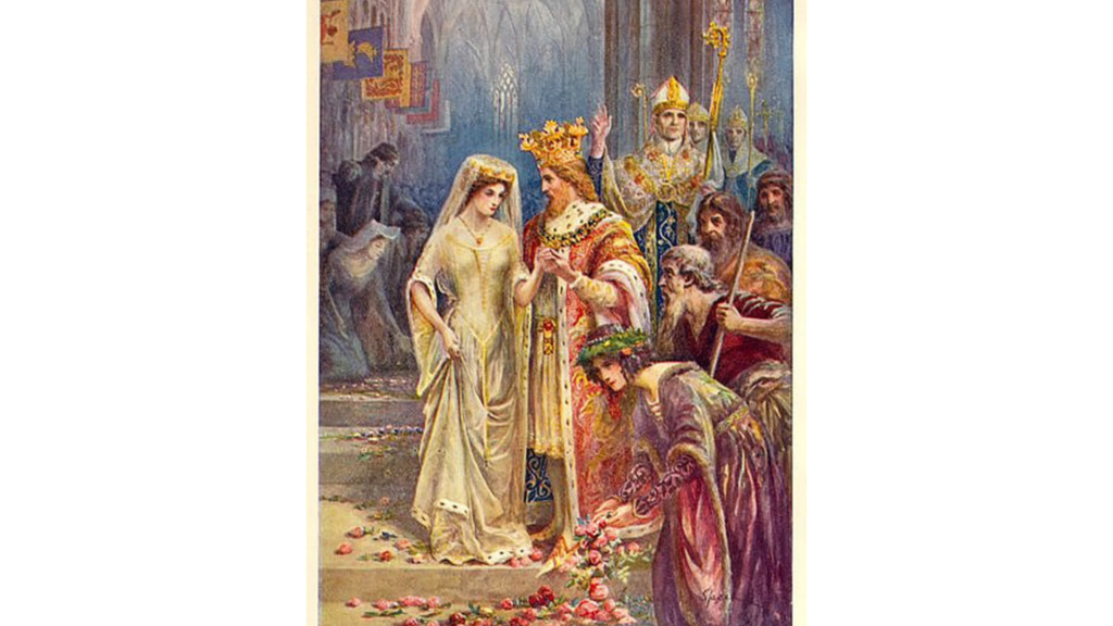Lancelot Speed, The Marriage of King Arthur (1912), from The Legends of King Arthur and His Knights